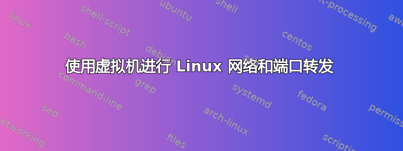 使用虚拟机进行 Linux 网络和端口转发