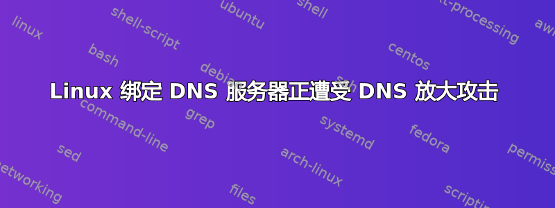 Linux 绑定 DNS 服务器正遭受 DNS 放大攻击