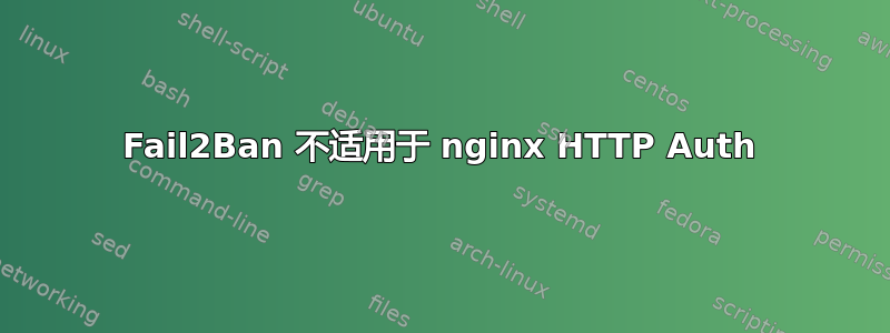 Fail2Ban 不适用于 nginx HTTP Auth