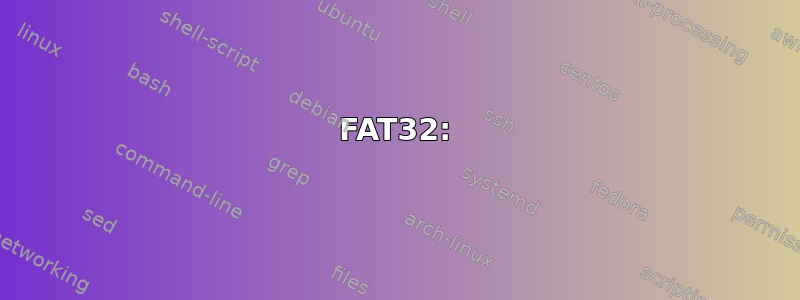 FAT32: