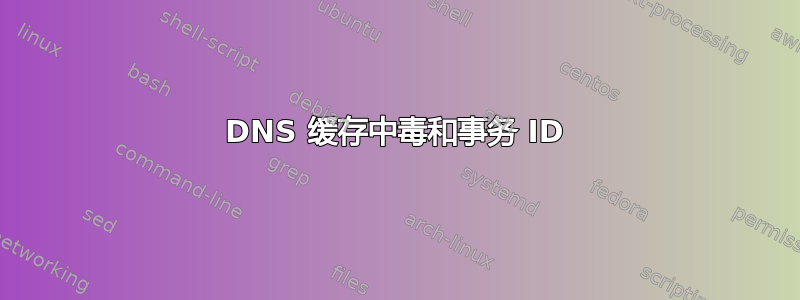 DNS 缓存中毒和事务 ID