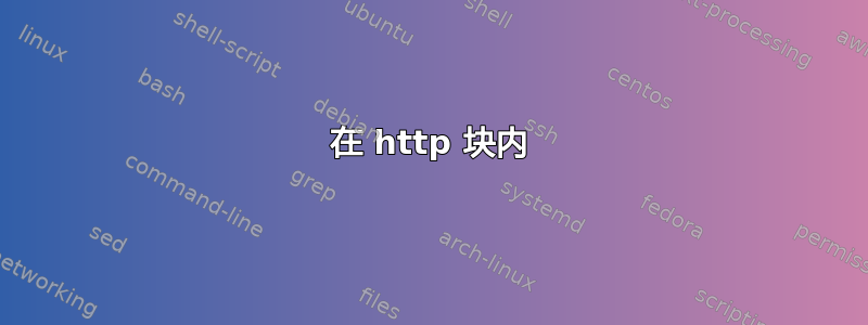 在 http 块内