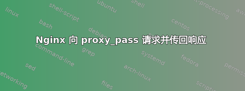 Nginx 向 proxy_pass 请求并传回响应