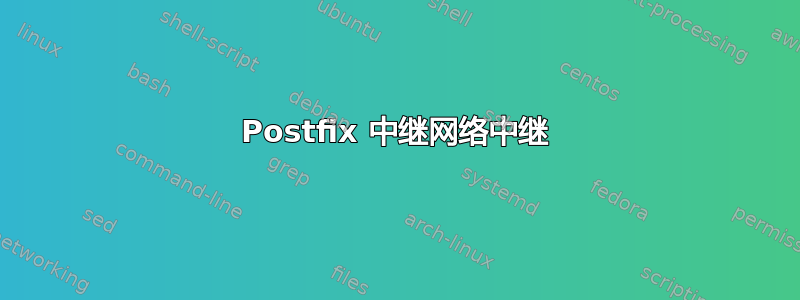 Postfix 中继网络中继