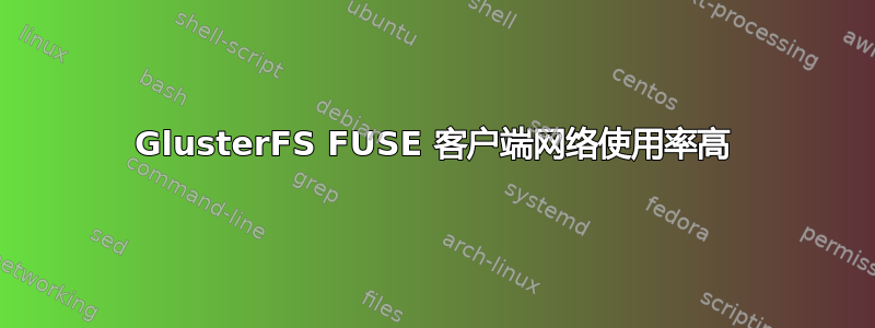 GlusterFS FUSE 客户端网络使用率高