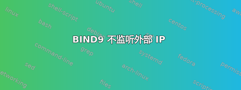 BIND9 不监听外部 IP