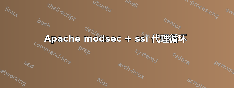 Apache modsec + ssl 代理循环