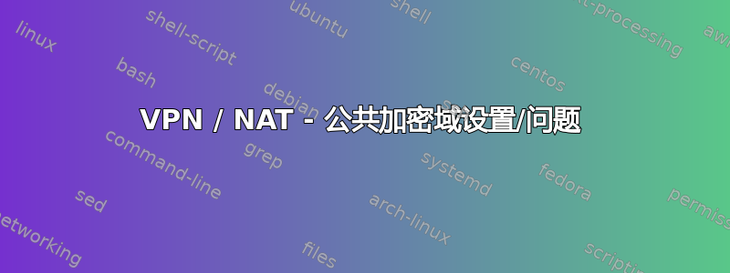 VPN / NAT - 公共加密域设置/问题