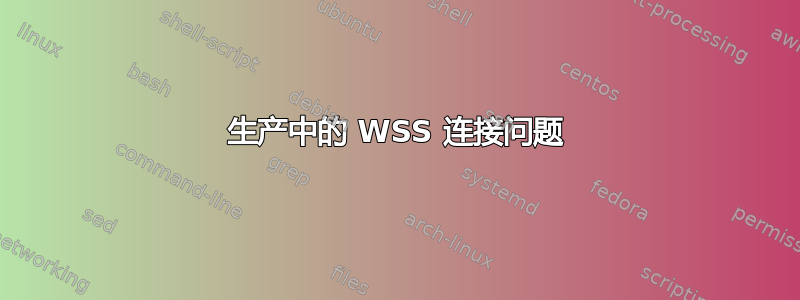 生产中的 WSS 连接问题