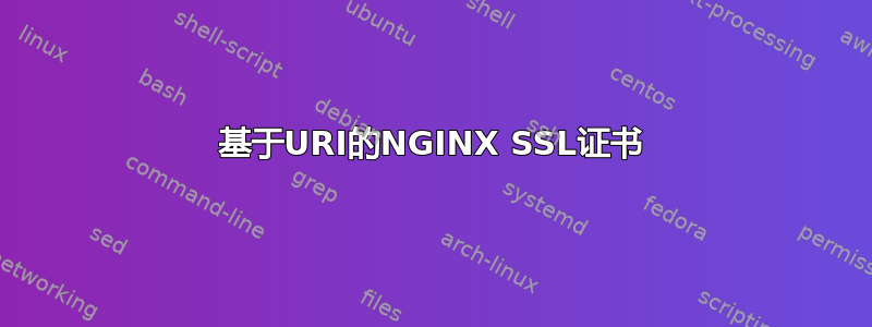 基于URI的NGINX SSL证书