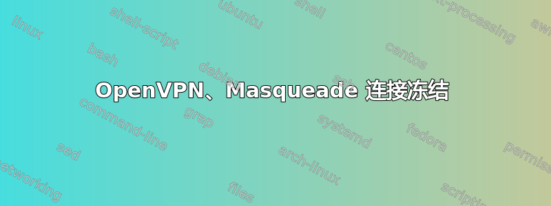 OpenVPN、Masqueade 连接冻结