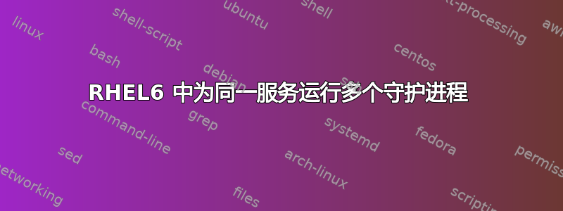 RHEL6 中为同一服务运行多个守护进程