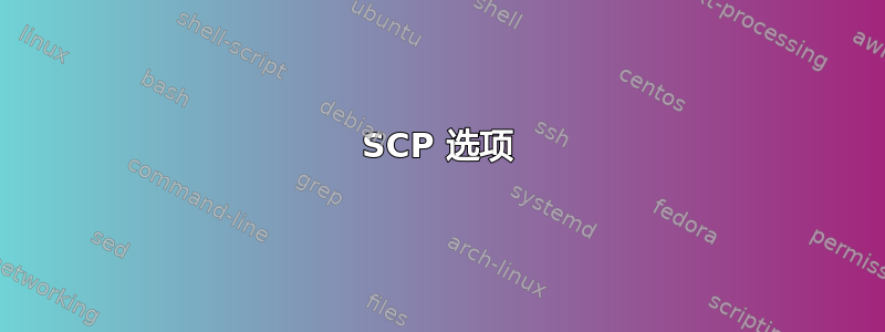 SCP 选项