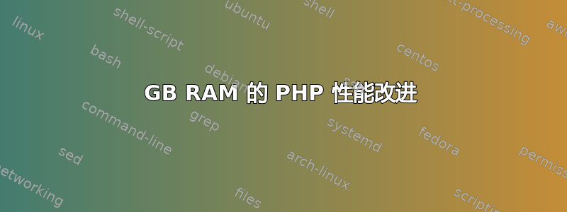 32GB RAM 的 PHP 性能改进