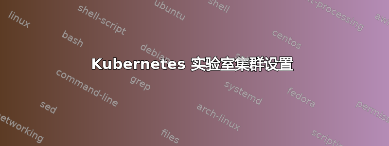 Kubernetes 实验室集群设置