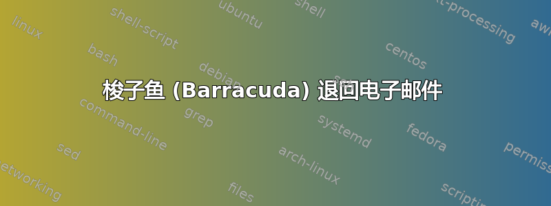 梭子鱼 (Barracuda) 退回电子邮件