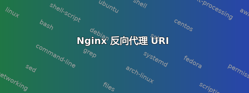 Nginx 反向代理 URI