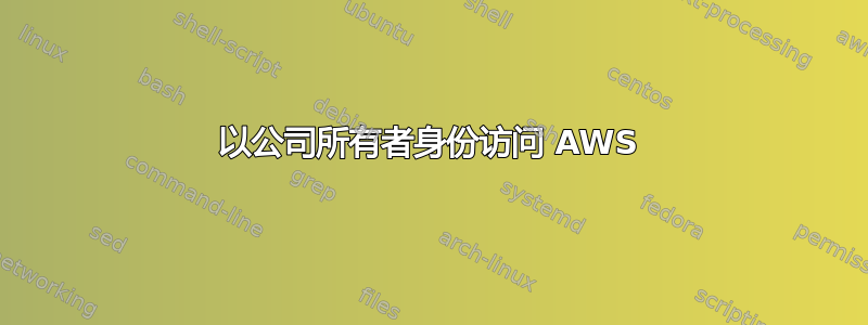 以公司所有者身份访问 AWS