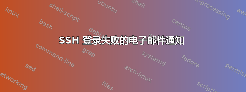 SSH 登录失败的电子邮件通知