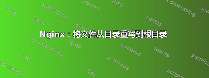 Nginx：将文件从目录重写到根目录