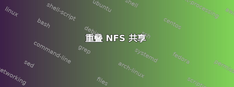 重叠 NFS 共享