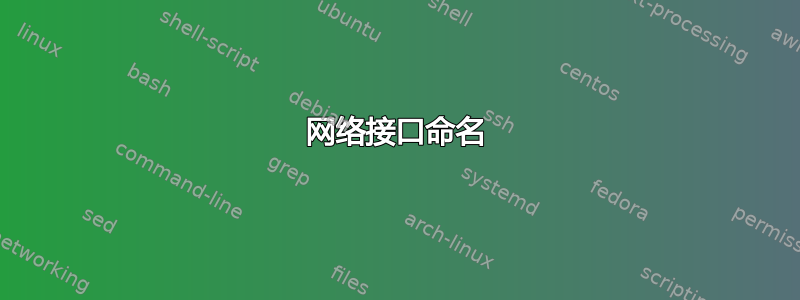 网络接口命名