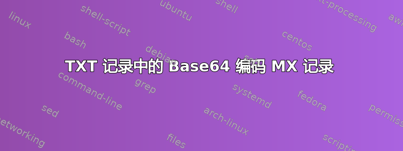 TXT 记录中的 Base64 编码 MX 记录