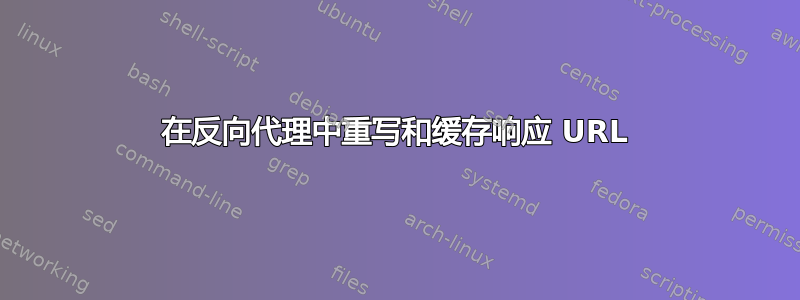 在反向代理中重写和缓存响应 URL