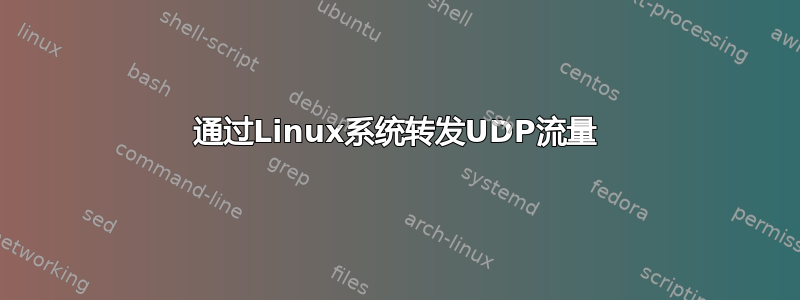 通过Linux系统转发UDP流量