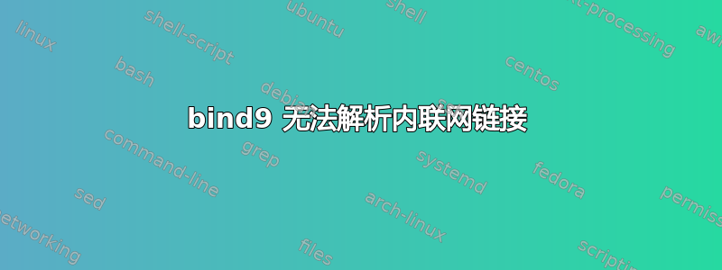 bind9 无法解析内联网链接