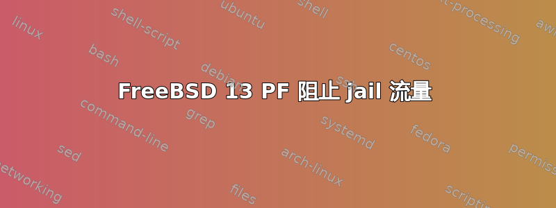 FreeBSD 13 PF 阻止 jail 流量