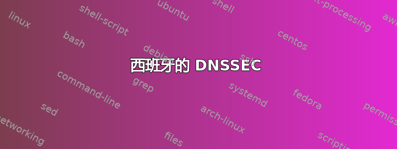 西班牙的 DNSSEC