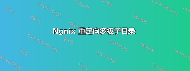 Ngnix 重定向多级子目录