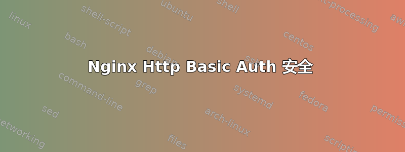 Nginx Http Basic Auth 安全