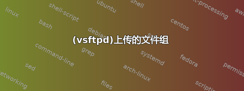 (vsftpd)上传的文件组