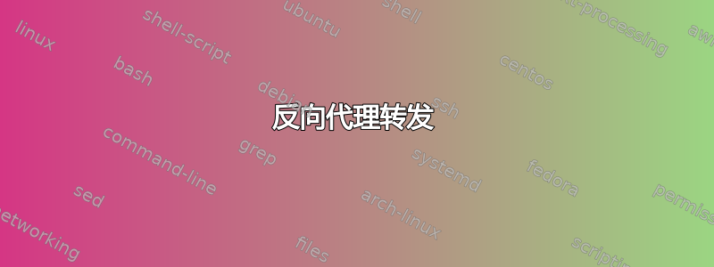 反向代理转发