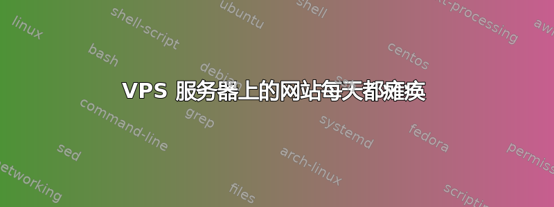 VPS 服务器上的网站每天都瘫痪