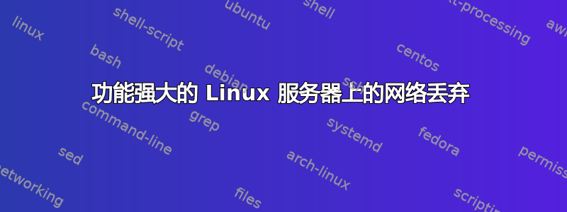 功能强大的 Linux 服务器上的网络丢弃