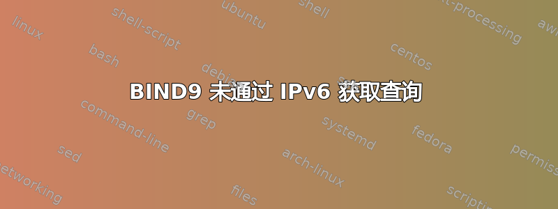 BIND9 未通过 IPv6 获取查询