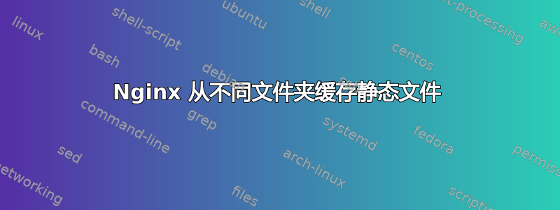 Nginx 从不同文件夹缓存静态文件