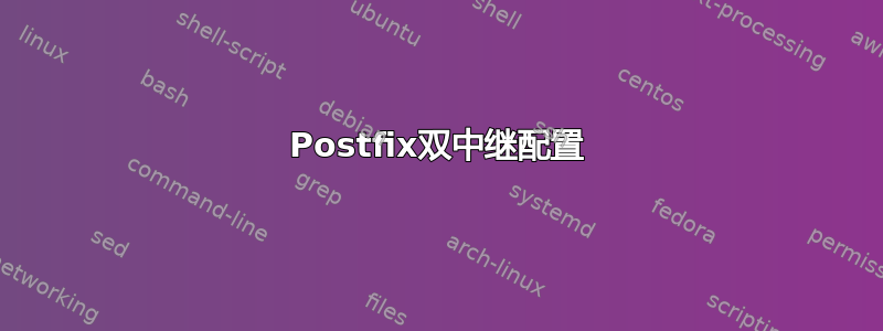 Postfix双中继配置