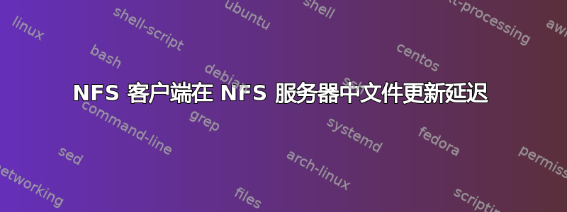 NFS 客户端在 NFS 服务器中文件更新延迟