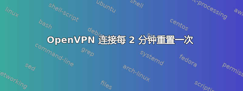 OpenVPN 连接每 2 分钟重置一次