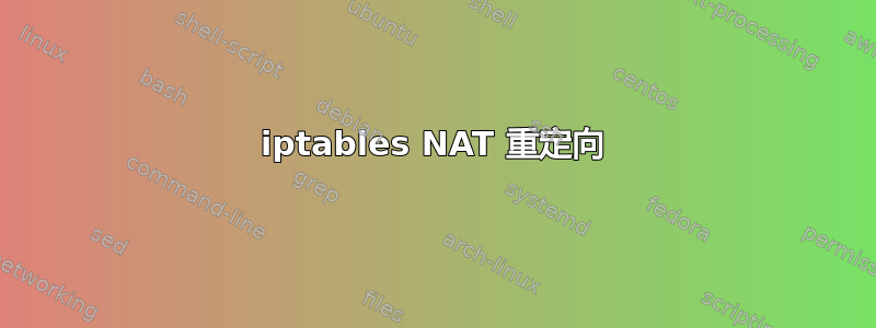 iptables NAT 重定向