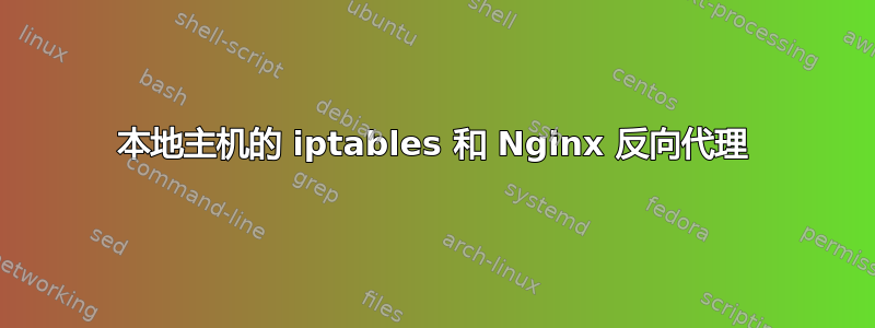 本地主机的 iptables 和 Nginx 反向代理