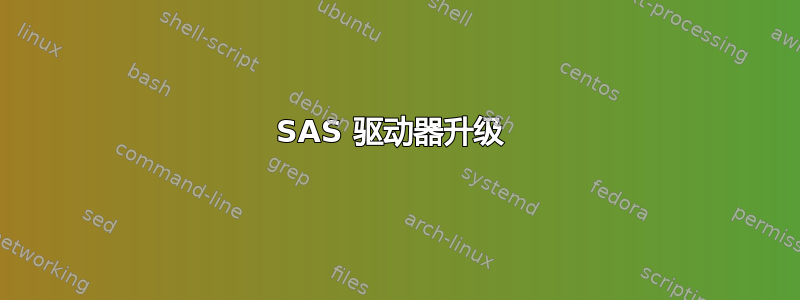 SAS 驱动器升级 