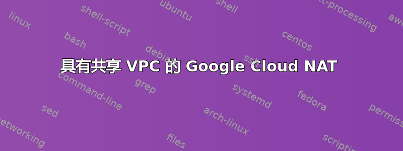 具有共享 VPC 的 Google Cloud NAT