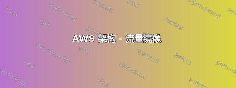 AWS 架构 - 流量镜像