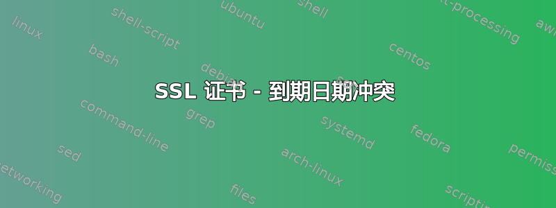 SSL 证书 - 到期日期冲突