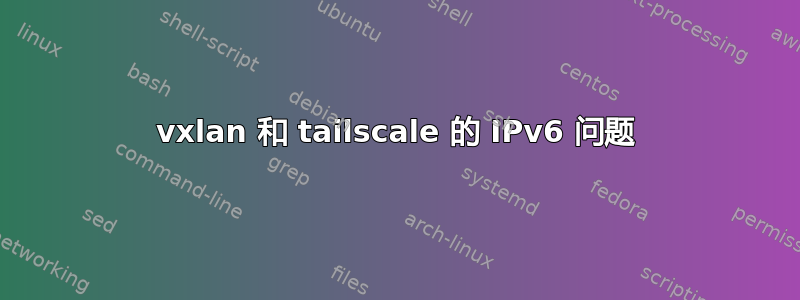 vxlan 和 tailscale 的 IPv6 问题